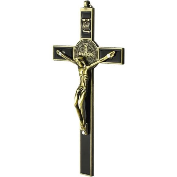 Wall Decor Crucifix Saint Benedict Wall Cross Metal Wall Artcross 8